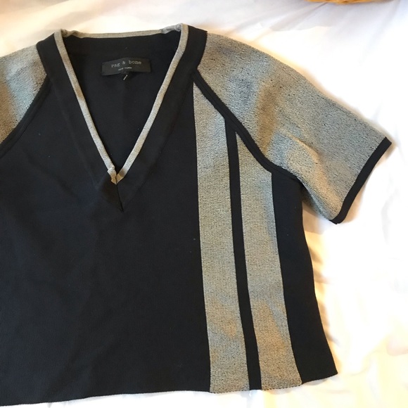 Rag & Bone Cropped Sweater Tee - Picture 6 of 8